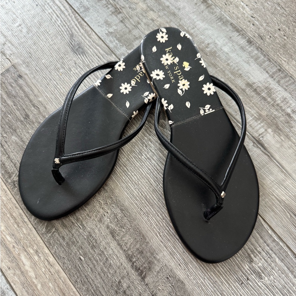 Kate Spade Cabana Leather Flip Flops